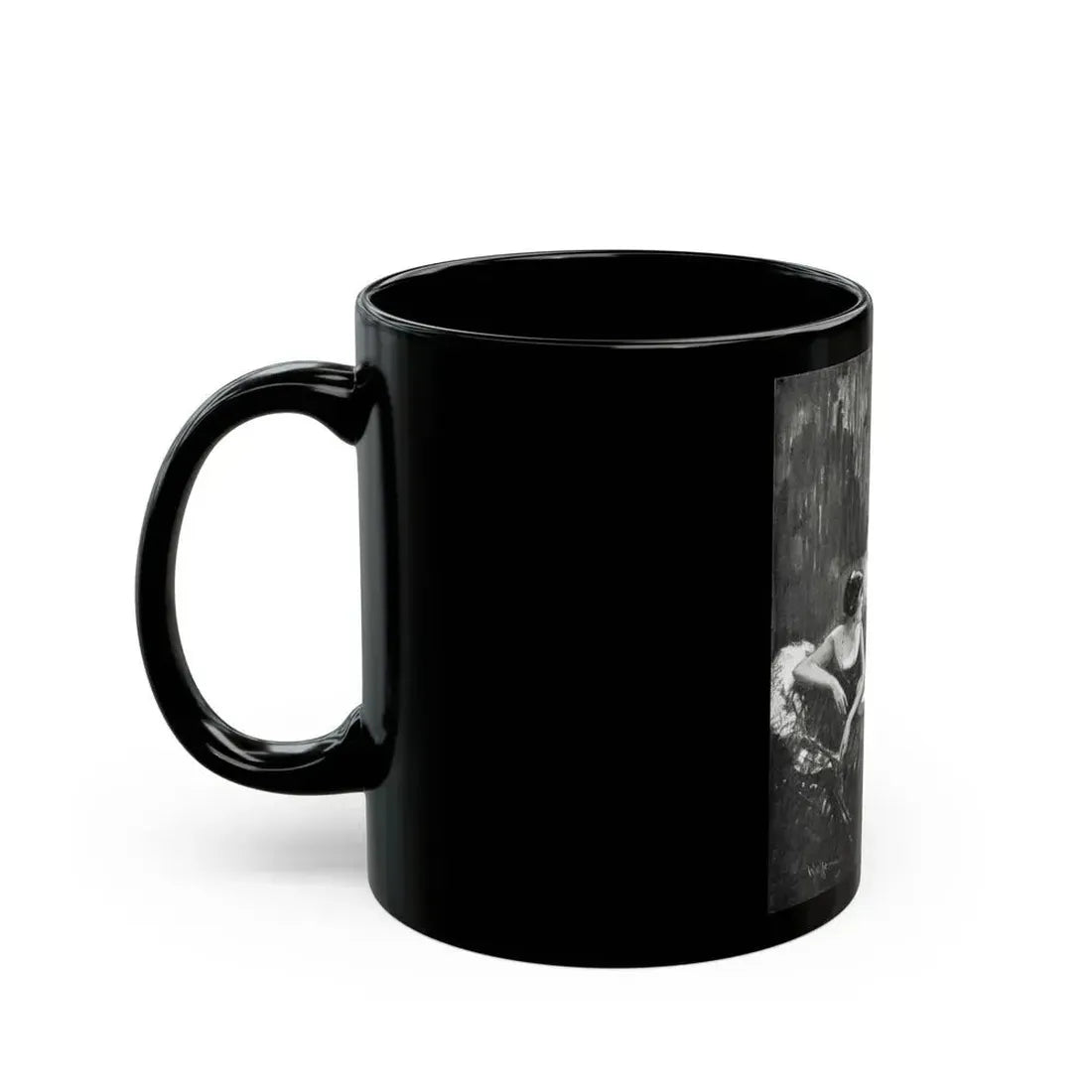 Forsythe's Folly (1), McCalls magazine, November 1923 - Black Coffee Mug - Go Mug Yourself