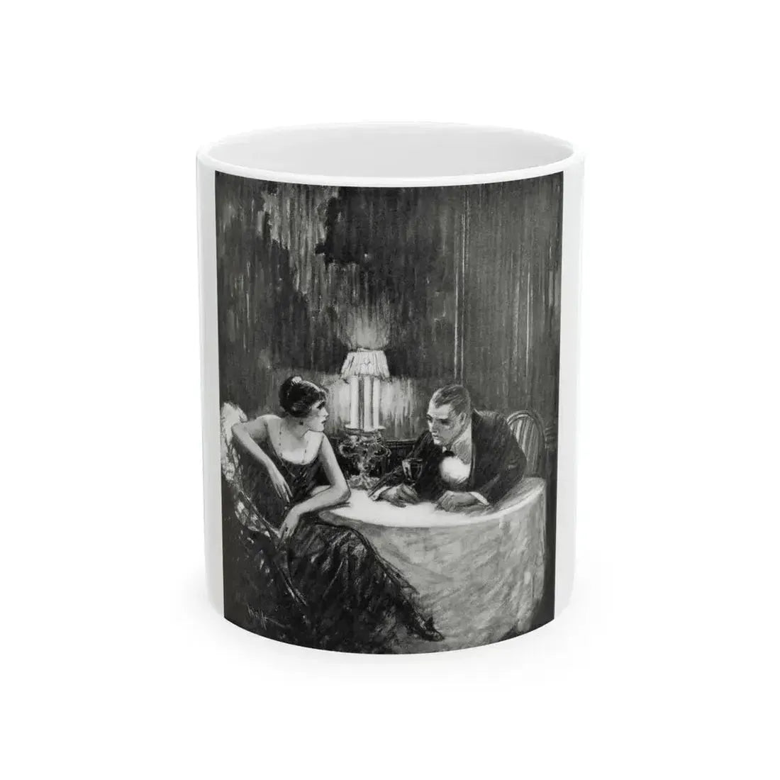 Forsythe's Folly (1), McCalls magazine, November 1923 - White Coffee Mug 11oz - Go Mug Yourself