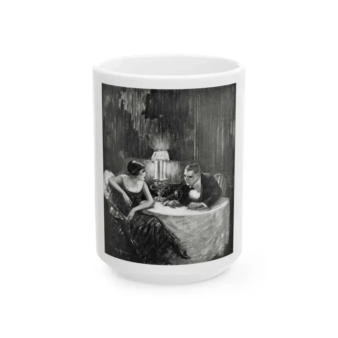 Forsythe's Folly (1), McCalls magazine, November 1923 - White Coffee Mug 15oz - Go Mug Yourself