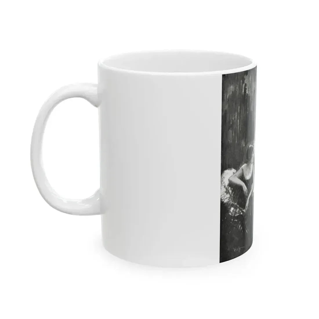 Forsythe's Folly (1), McCalls magazine, November 1923 - White Coffee Mug - Go Mug Yourself