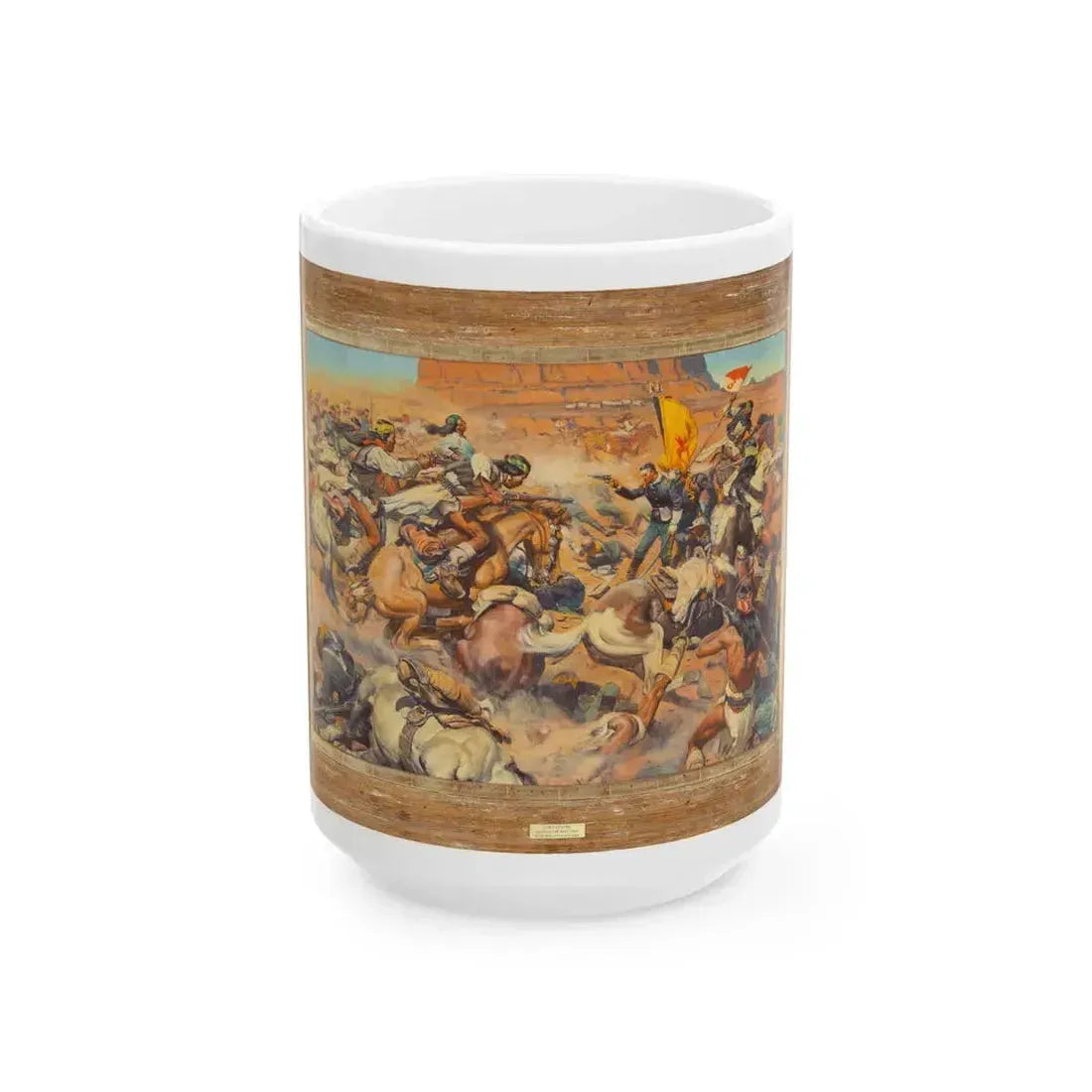 Fort Apache (Argosy Pictures, 1948) - White Coffee Mug 15oz - Go Mug Yourself