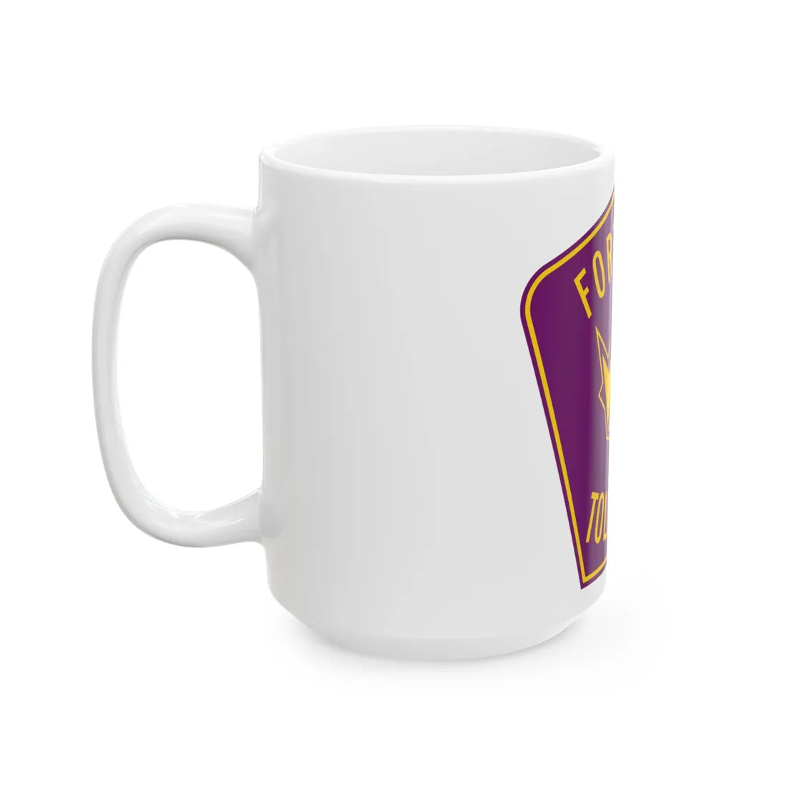 Fort Bend Toll Road (Texas) (Road Sign) White Coffee Mug - Go Mug Yourself