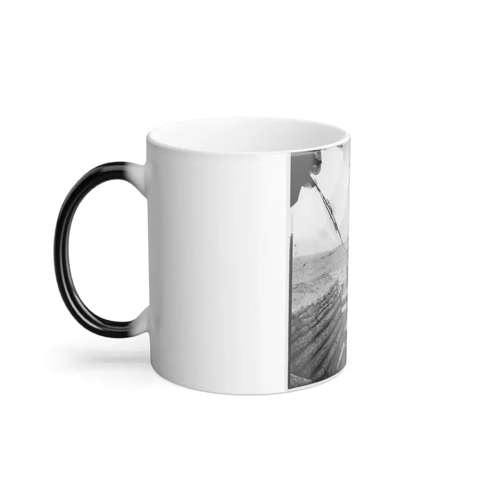 Fort Brady, Va. Battery of Parrott Guns Manned by Company C, 1St Connecticut Heavy Artillery (U.S. Civil War) Color Changing Coffee Mug 11oz - Go Mug Yourself