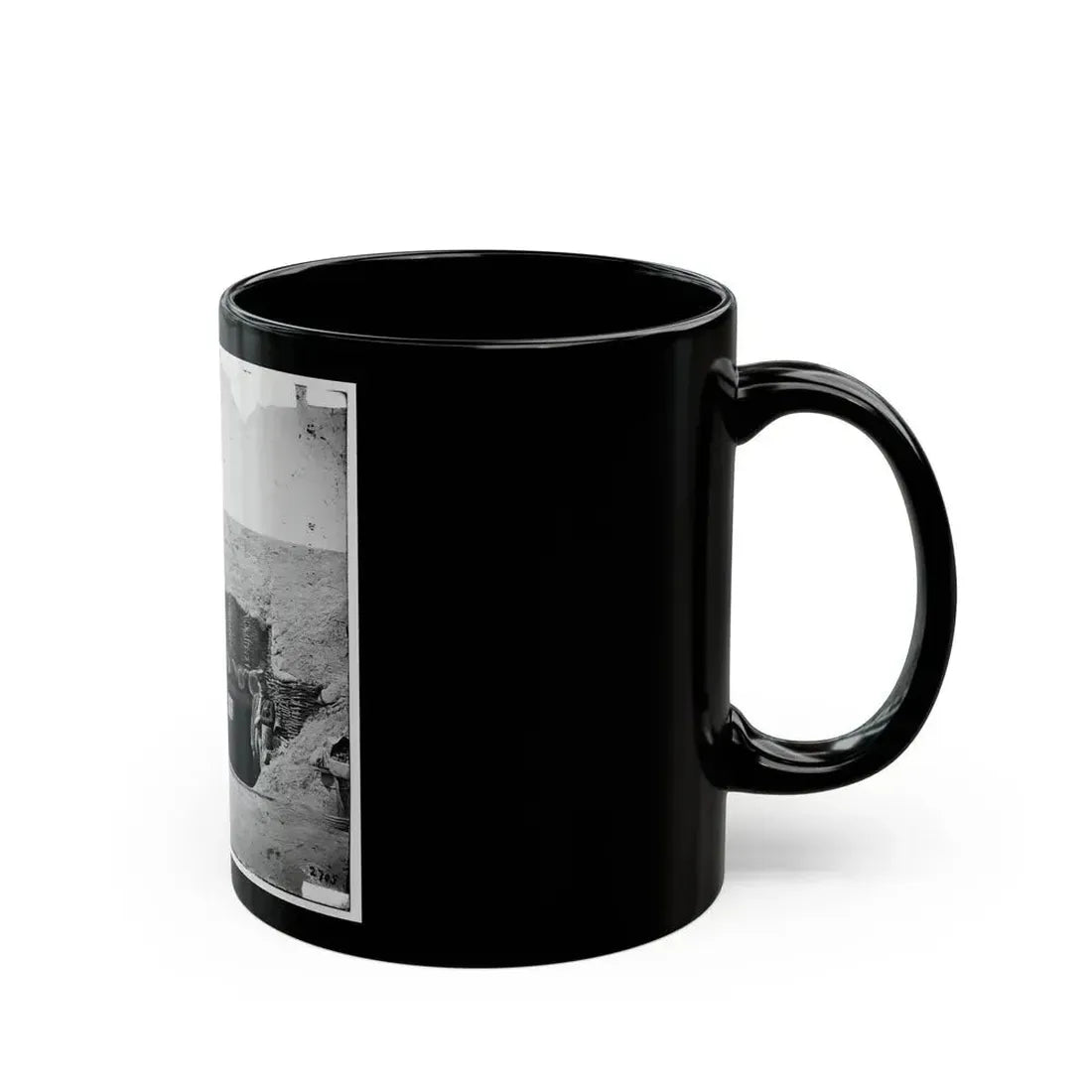 Fort Brady, Va. Entrance To Magazine (U.S. Civil War) Black Coffee Mug - Go Mug Yourself