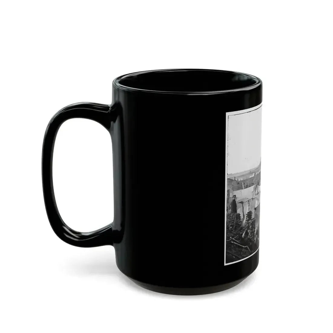 Fort Burnham, Va. Encampment And Earthworks (U.S. Civil War) Black Coffee Mug - Go Mug Yourself