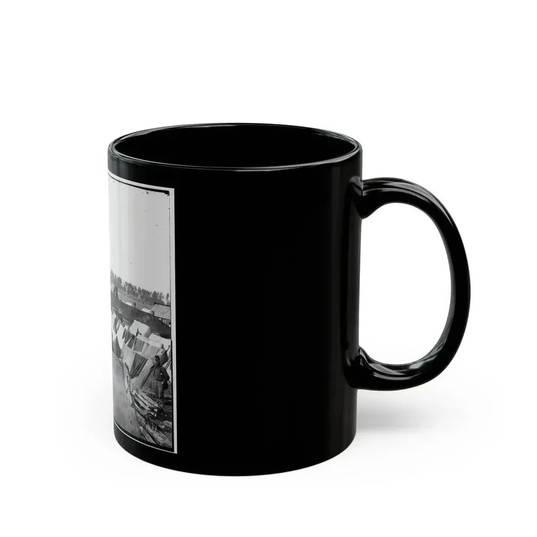Fort Burnham, Va. Encampment And Earthworks (U.S. Civil War) Black Coffee Mug - Go Mug Yourself
