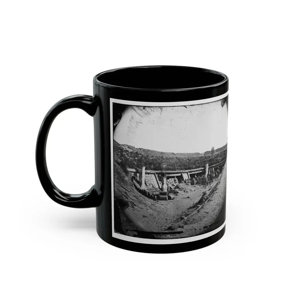 Fort Fisher, N.C. Interior Of The Pulpit ; Another View (U.S. Civil War) Black Coffee Mug - Go Mug Yourself