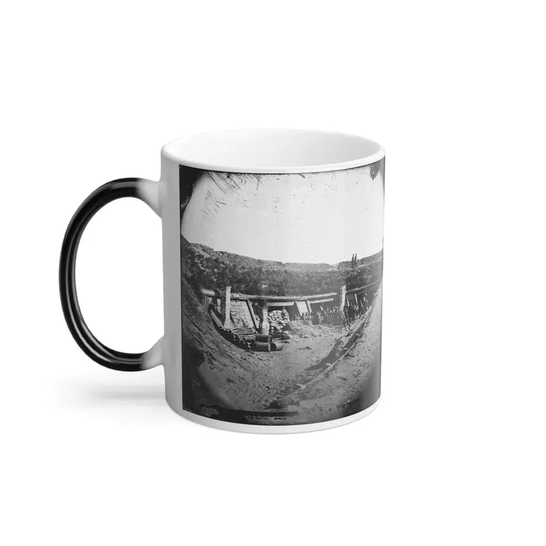 Fort Fisher, N.C. Interior of the Pulpit ; Another View (U.S. Civil War) Color Changing Coffee Mug 11oz - Go Mug Yourself