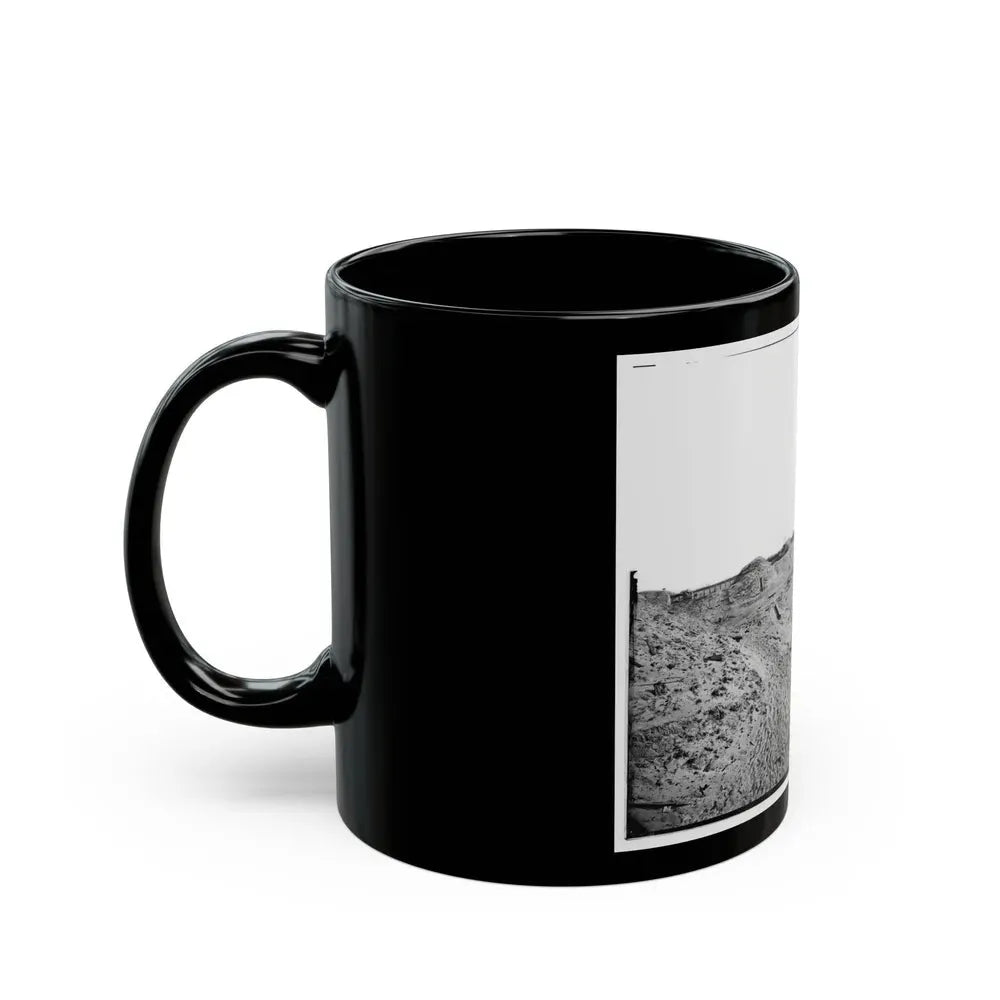 Fort Fisher, N.C. Interior View Of Southeast End, Showing Site Of Main Magazine (U.S. Civil War) Black Coffee Mug - Go Mug Yourself