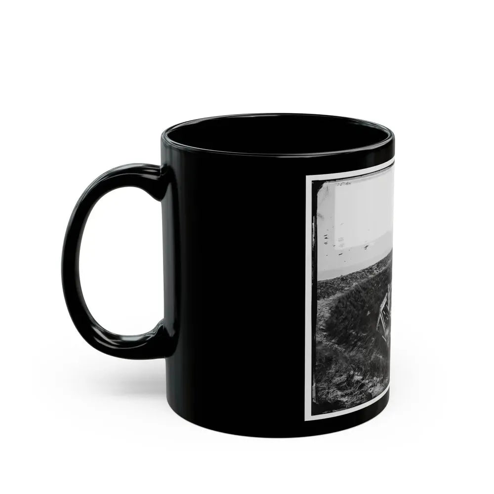 Fort Fisher, N.C. Interior View Of The Pulpit (U.S. Civil War) Black Coffee Mug - Go Mug Yourself