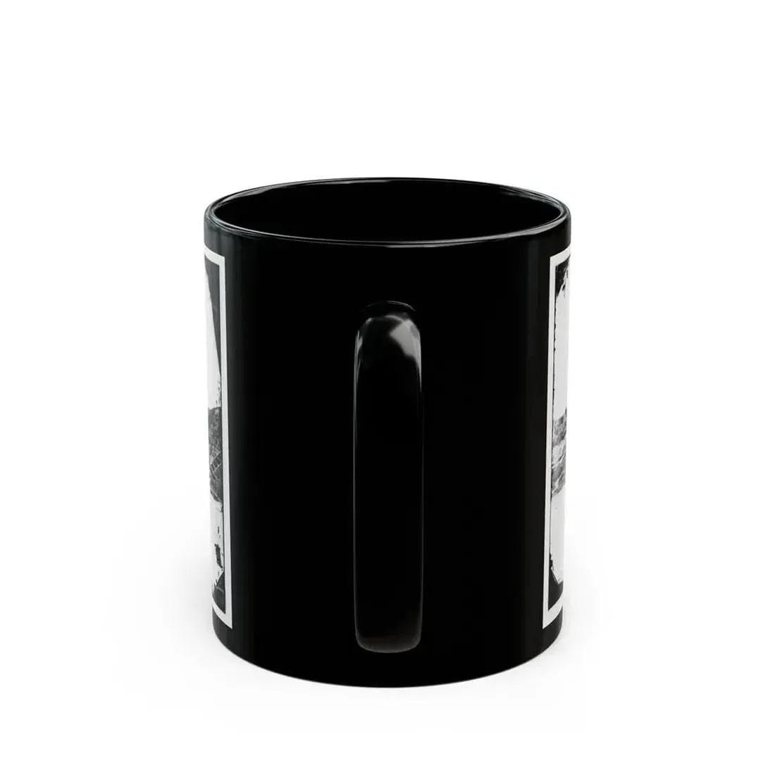 Fort Fisher, N.C. Interior View (U.S. Civil War) Black Coffee Mug - Go Mug Yourself