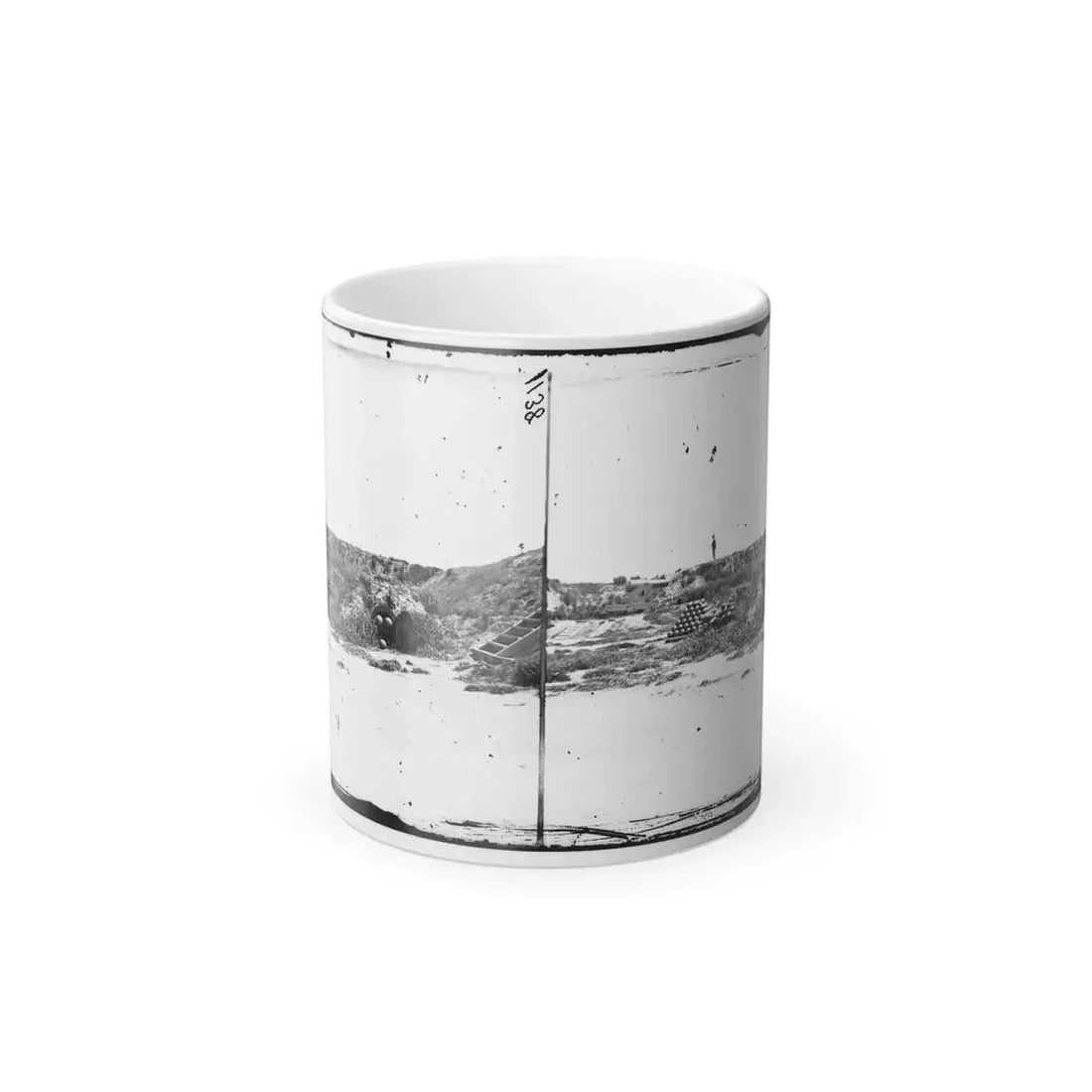 Fort Fisher, N.C. Interior View (U.S. Civil War) Color Changing Coffee Mug 11oz Default Title 11oz - Go Mug Yourself