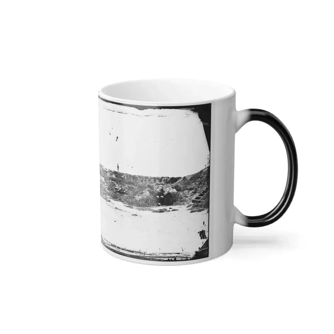 Fort Fisher, N.C. Interior View (U.S. Civil War) Color Changing Coffee Mug 11oz - Go Mug Yourself