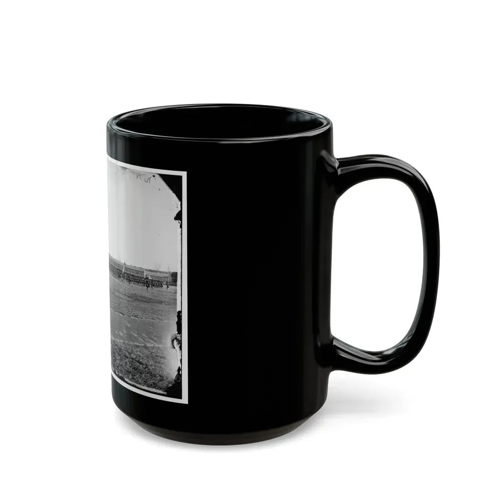 Fort Monroe, Va. 3d Pennsylvania Heavy Artillery On Parade (U.S. Civil War) Black Coffee Mug - Go Mug Yourself