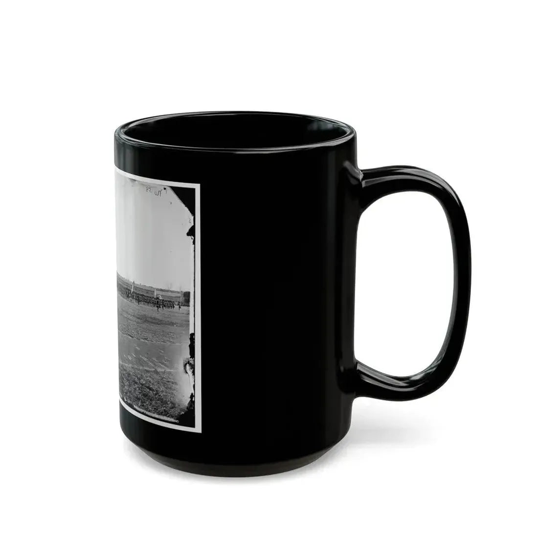 Fort Monroe, Va. 3d Pennsylvania Heavy Artillery On Parade (U.S. Civil War) Black Coffee Mug - Go Mug Yourself