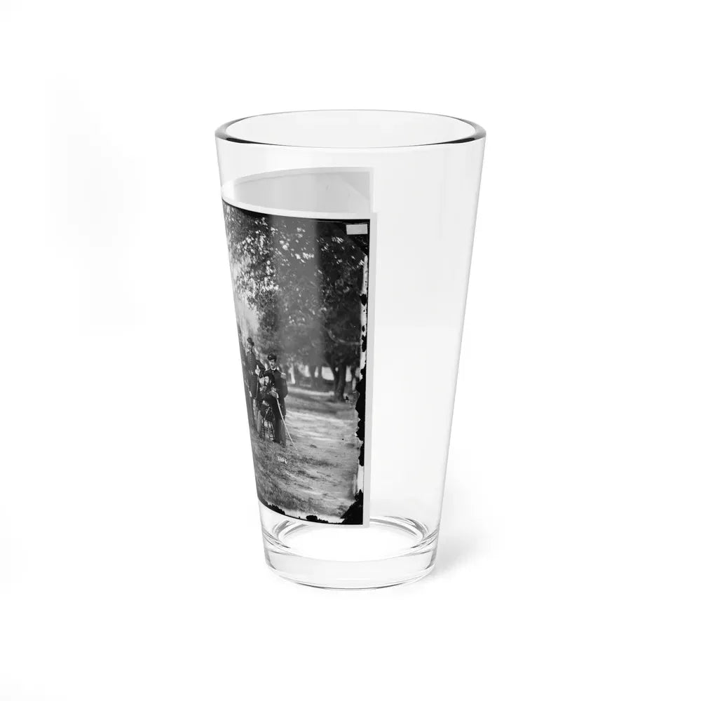 Fort Monroe, Va. Officers Of 3d Pennsylvania Heavy Artillery (U.S. Civil War) Pint Glass 16oz - Go Mug Yourself