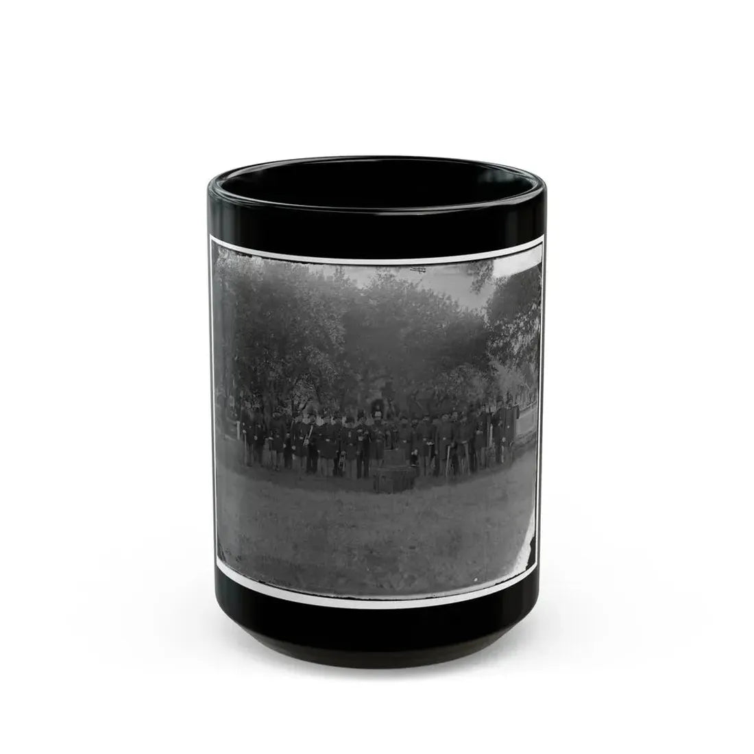 Fort Monroe, Va. The Post Band (U.S. Civil War) Black Coffee Mug 15oz - Go Mug Yourself