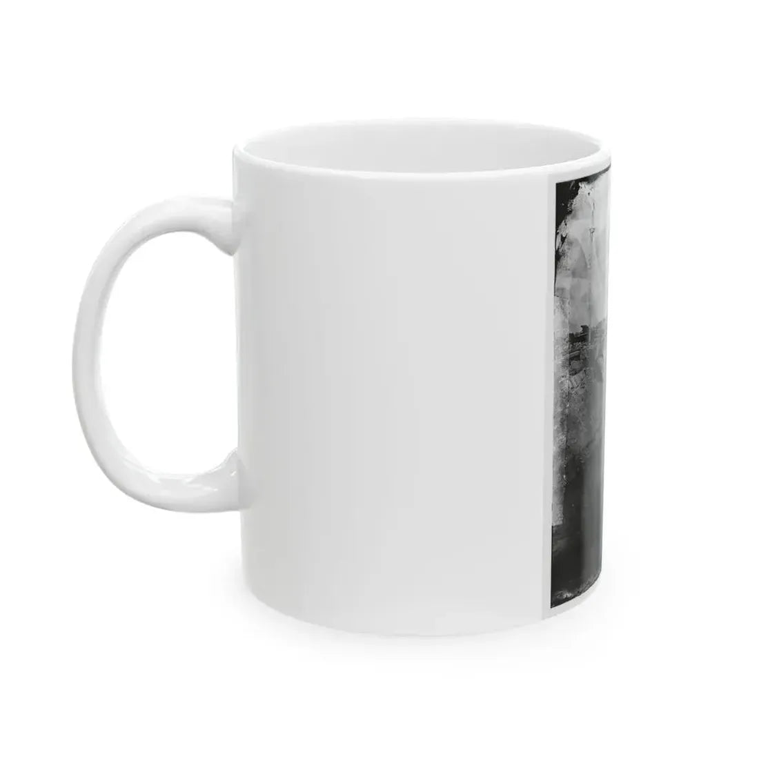 Fort Pulaski, Ga. Interior View Of Rear Parapet (U.S. Civil War) White Coffee Mug - Go Mug Yourself