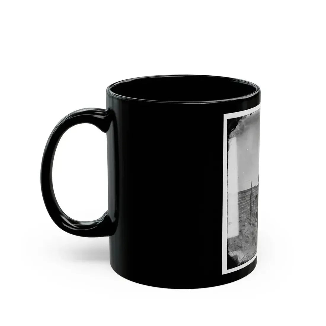 Fort Pulaski, Ga. The Beauregard Gun (U.S. Civil War) Black Coffee Mug - Go Mug Yourself