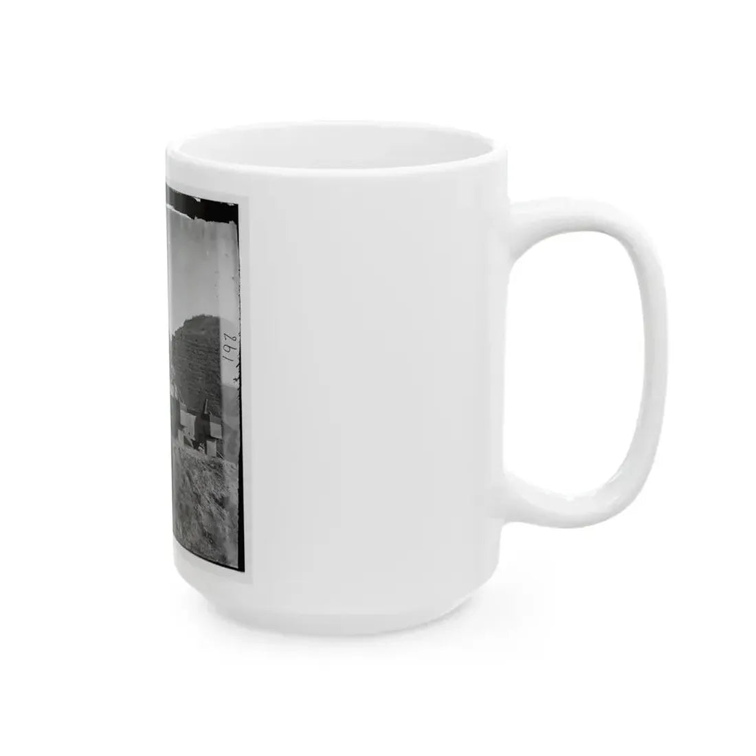 Fort Pulaski, Ga. The Beauregard Gun (U.S. Civil War) White Coffee Mug - Go Mug Yourself