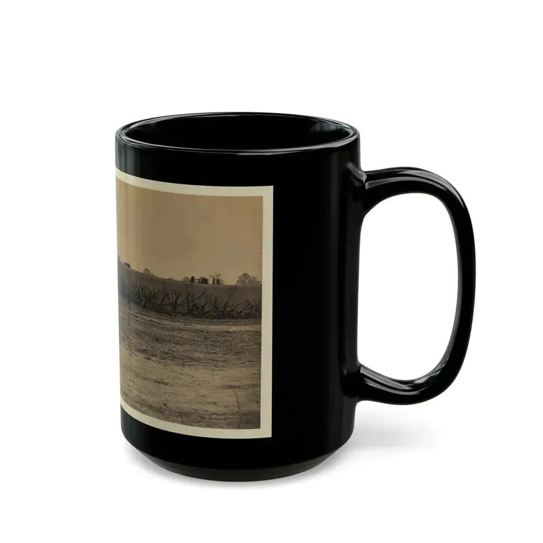 Fort Sedgwick Near Petersburg (U.S. Civil War) Black Coffee Mug - Go Mug Yourself
