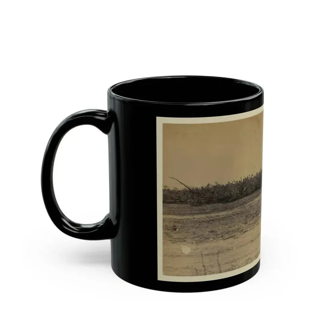 Fort Sedgwick Near Petersburg (U.S. Civil War) Black Coffee Mug - Go Mug Yourself
