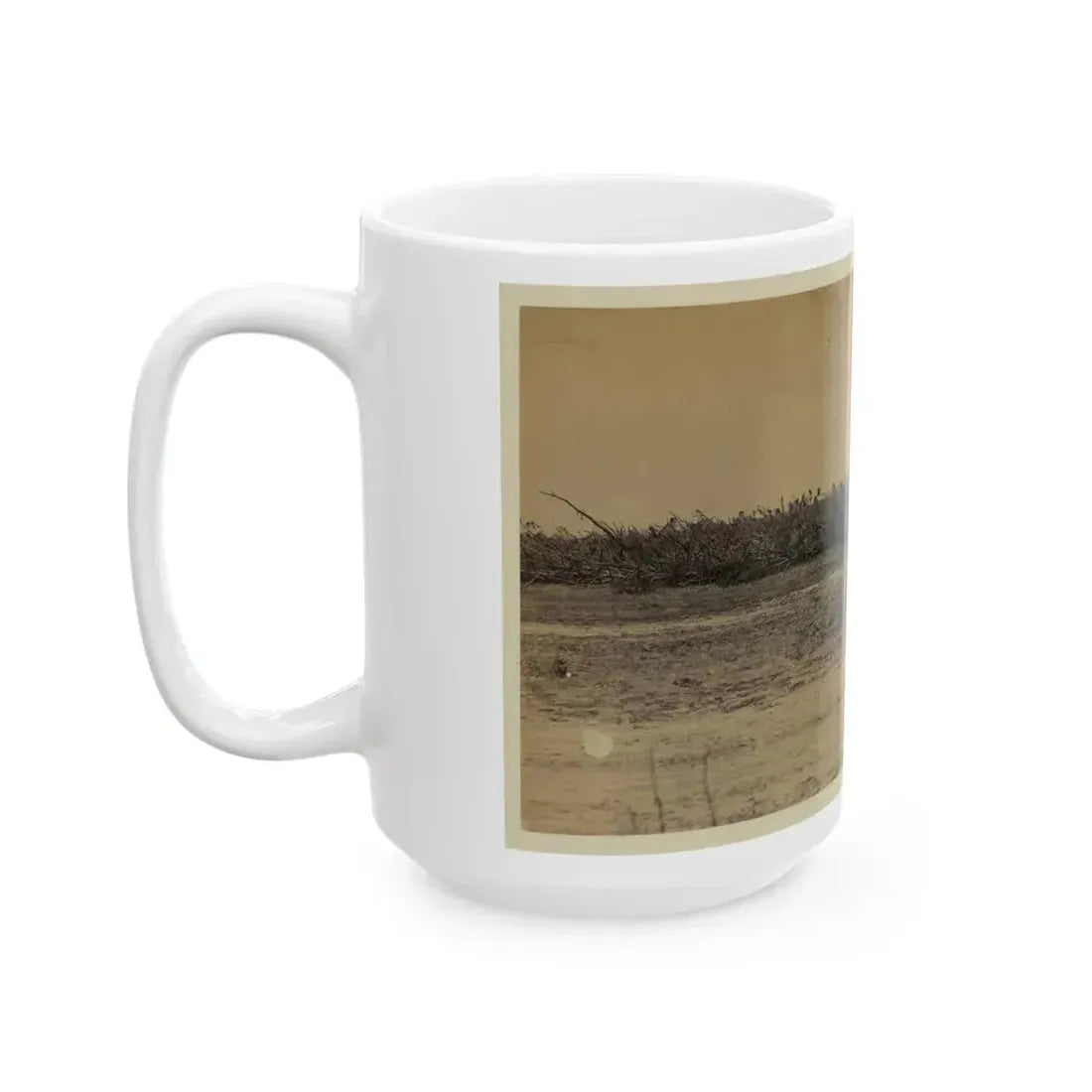 Fort Sedgwick Near Petersburg (U.S. Civil War) White Coffee Mug - Go Mug Yourself