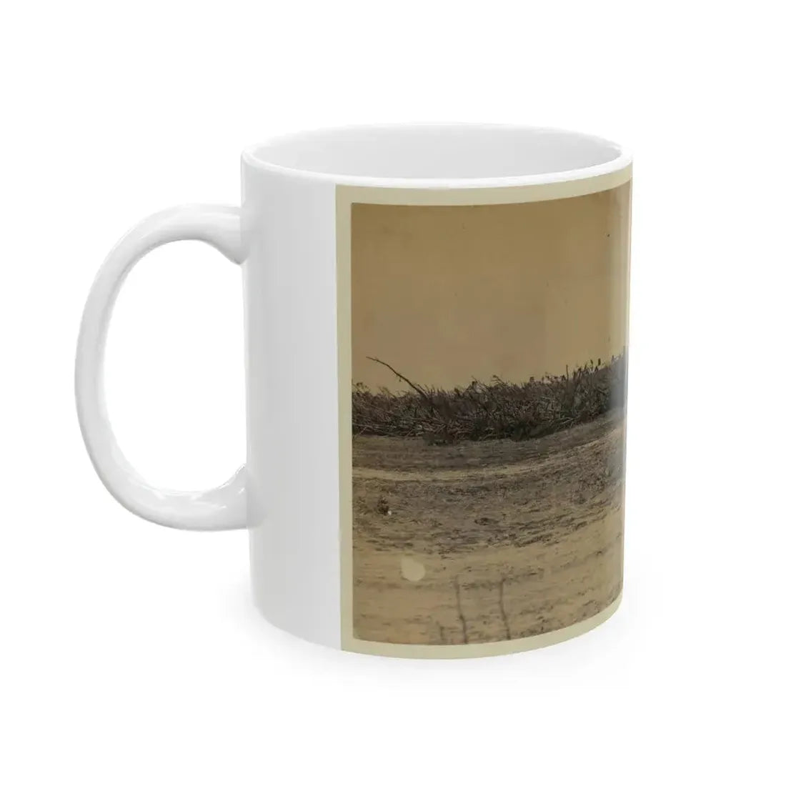 Fort Sedgwick Near Petersburg (U.S. Civil War) White Coffee Mug - Go Mug Yourself