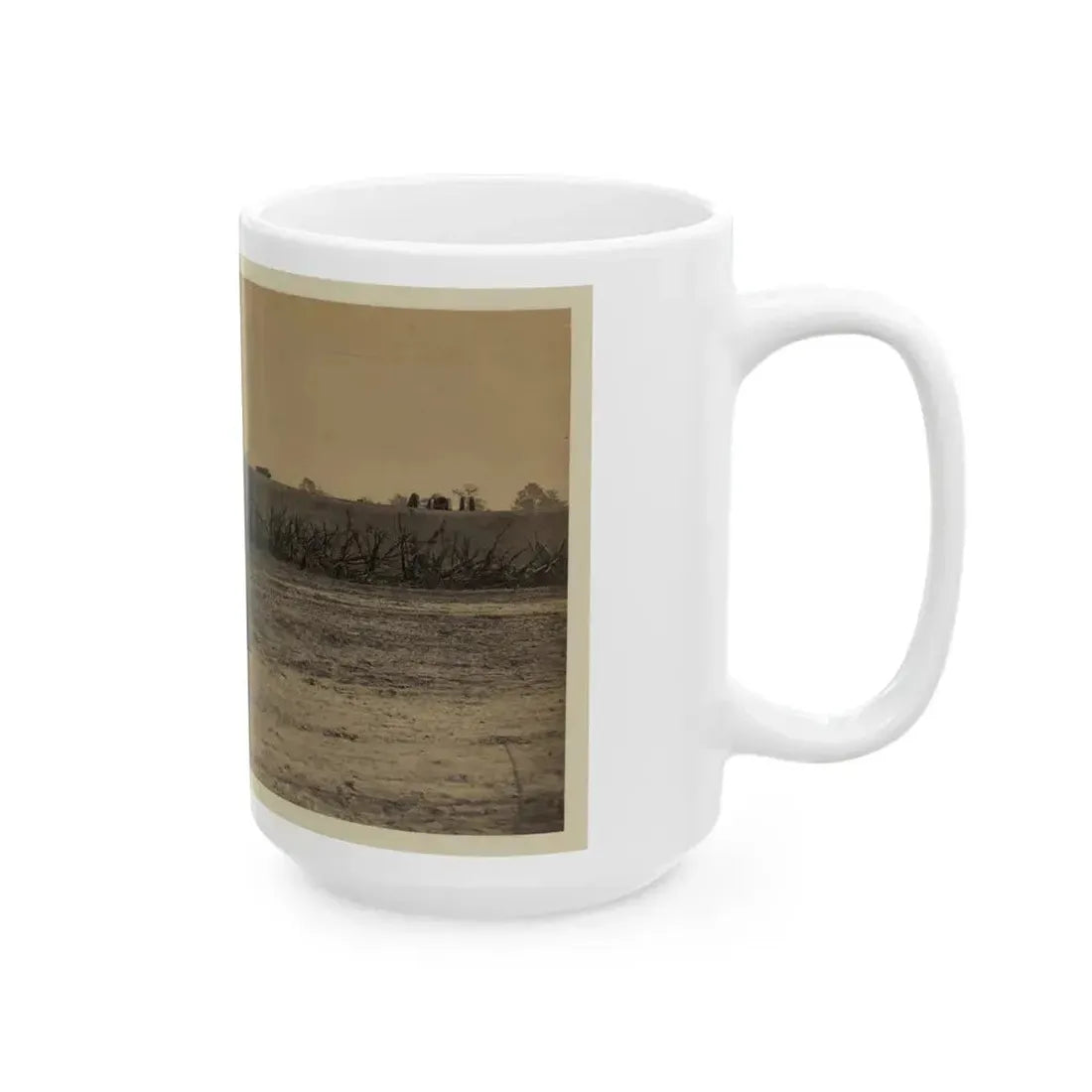 Fort Sedgwick Near Petersburg (U.S. Civil War) White Coffee Mug - Go Mug Yourself