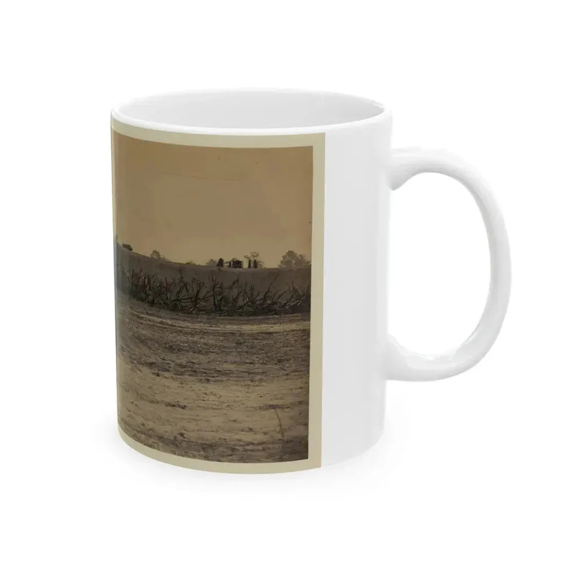 Fort Sedgwick Near Petersburg (U.S. Civil War) White Coffee Mug - Go Mug Yourself