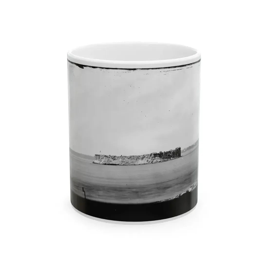 Fort Sumter 001 (U.S. Civil War) White Coffee Mug 11oz - Go Mug Yourself