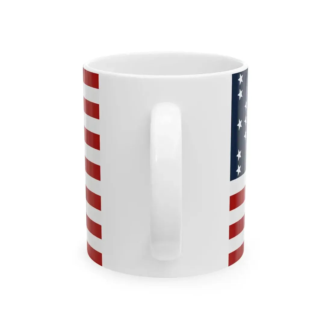 Fort Sumter Flag (United States) White Coffee Mug - Go Mug Yourself
