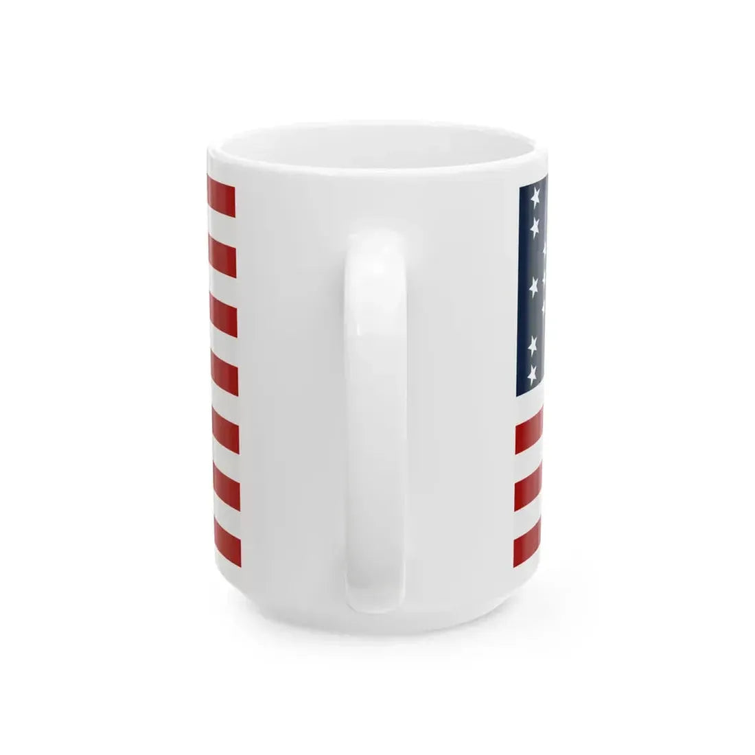Fort Sumter Flag (United States) White Coffee Mug - Go Mug Yourself