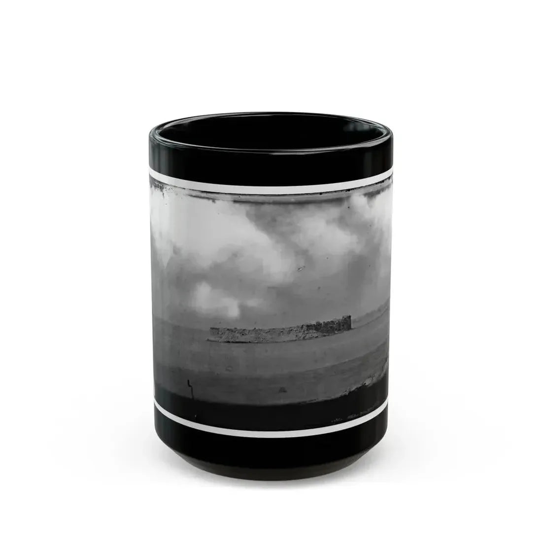 Fort Sumter (U.S. Civil War) Black Coffee Mug 15oz - Go Mug Yourself