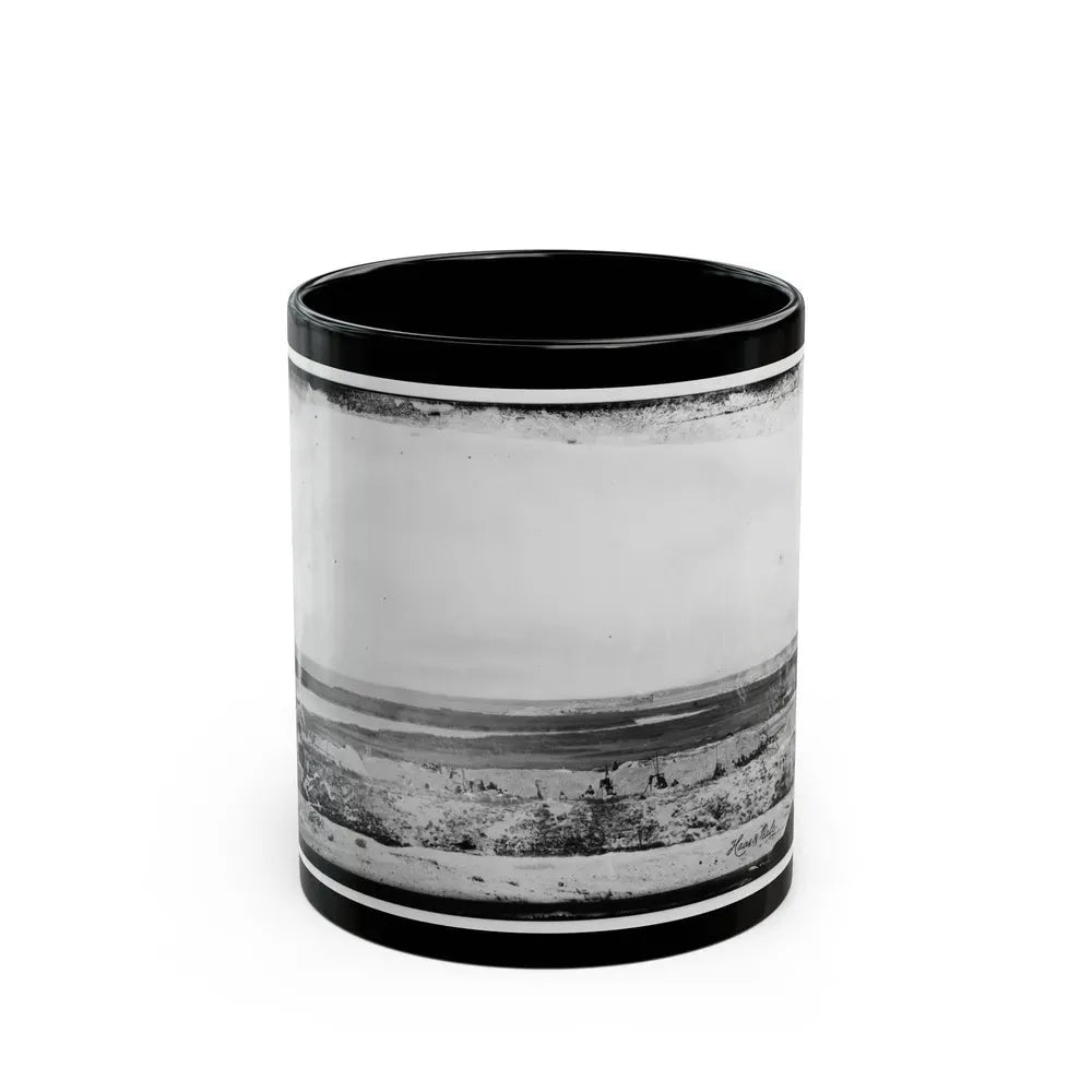 Fort Sumter. Vincents Creek. Battery Gregg (U.S. Civil War) Black Coffee Mug 11oz - Go Mug Yourself