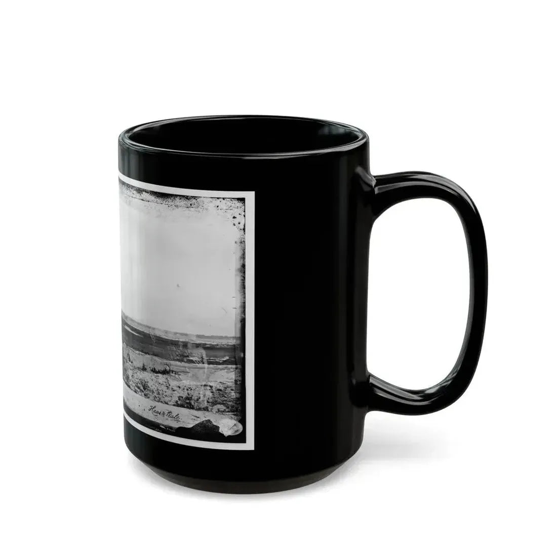 Fort Sumter. Vincents Creek. Battery Gregg (U.S. Civil War) Black Coffee Mug - Go Mug Yourself