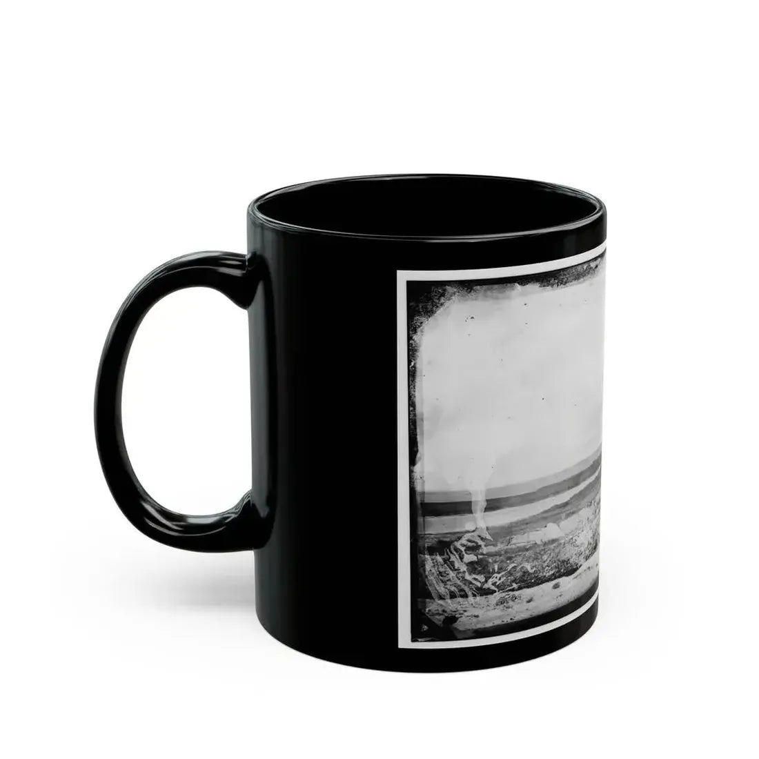 Fort Sumter. Vincents Creek. Battery Gregg (U.S. Civil War) Black Coffee Mug - Go Mug Yourself
