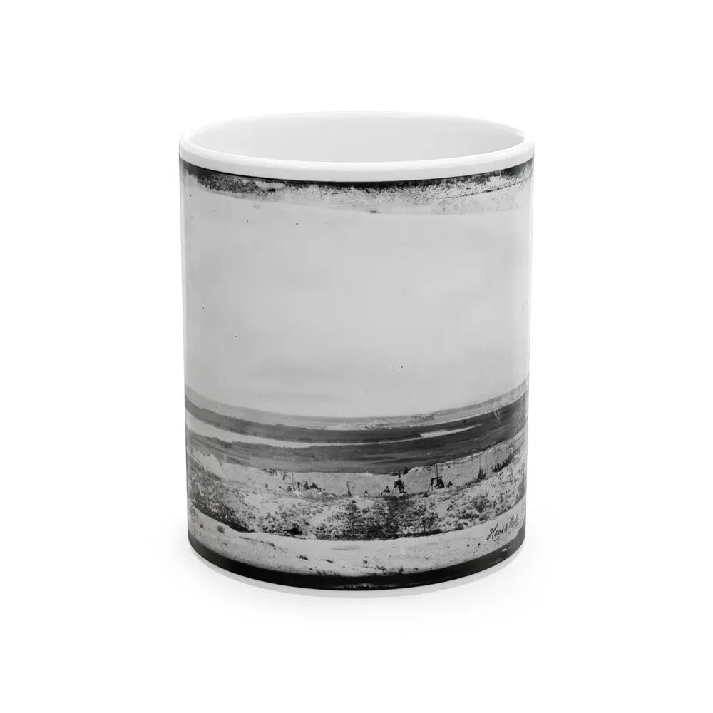 Fort Sumter. Vincents Creek. Battery Gregg (U.S. Civil War) White Coffee Mug 11oz - Go Mug Yourself