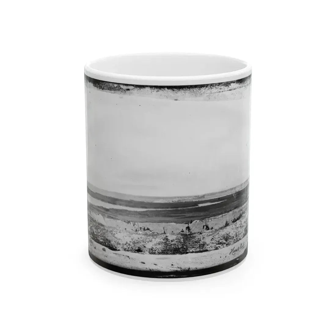 Fort Sumter. Vincents Creek. Battery Gregg (U.S. Civil War) White Coffee Mug 11oz - Go Mug Yourself