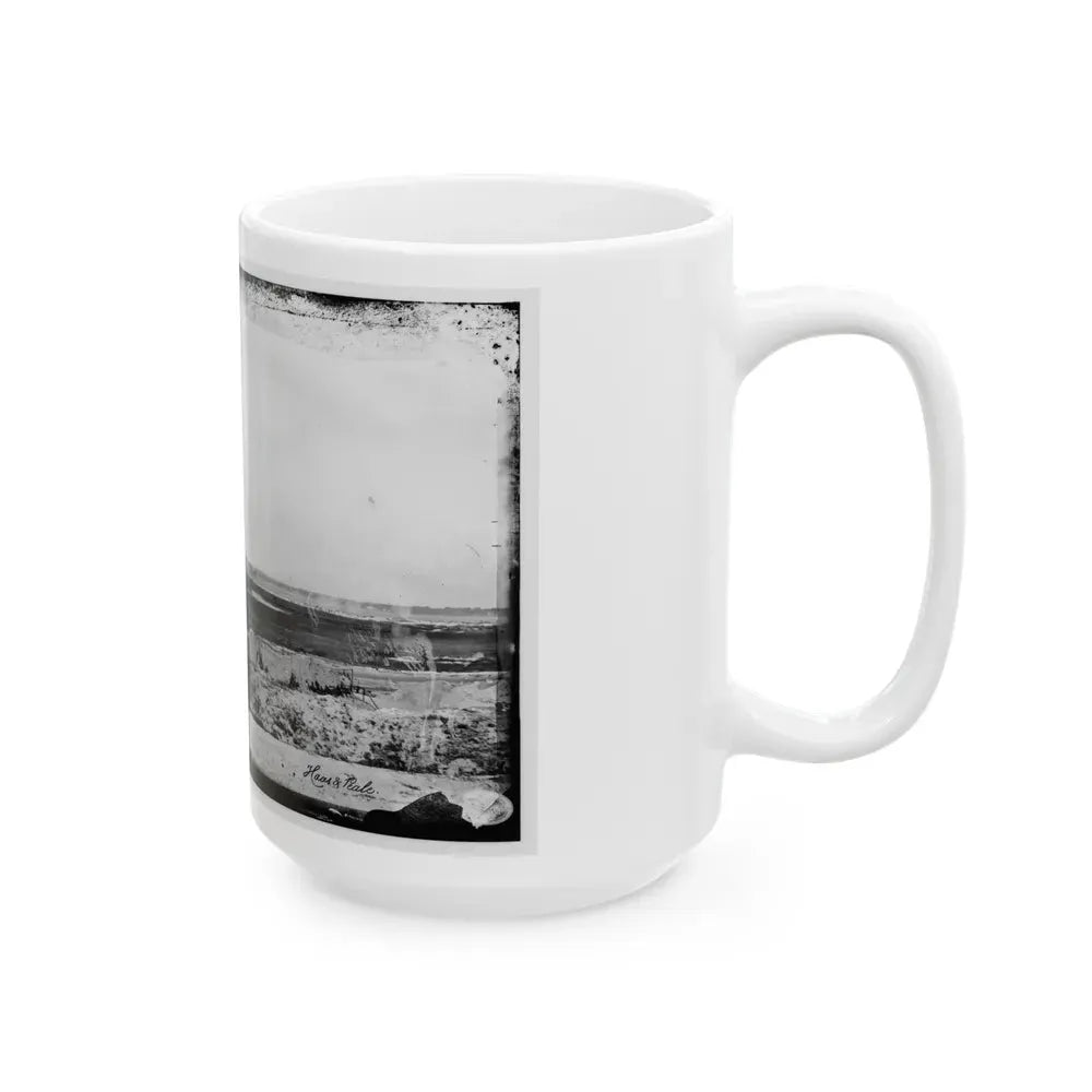 Fort Sumter. Vincents Creek. Battery Gregg (U.S. Civil War) White Coffee Mug - Go Mug Yourself