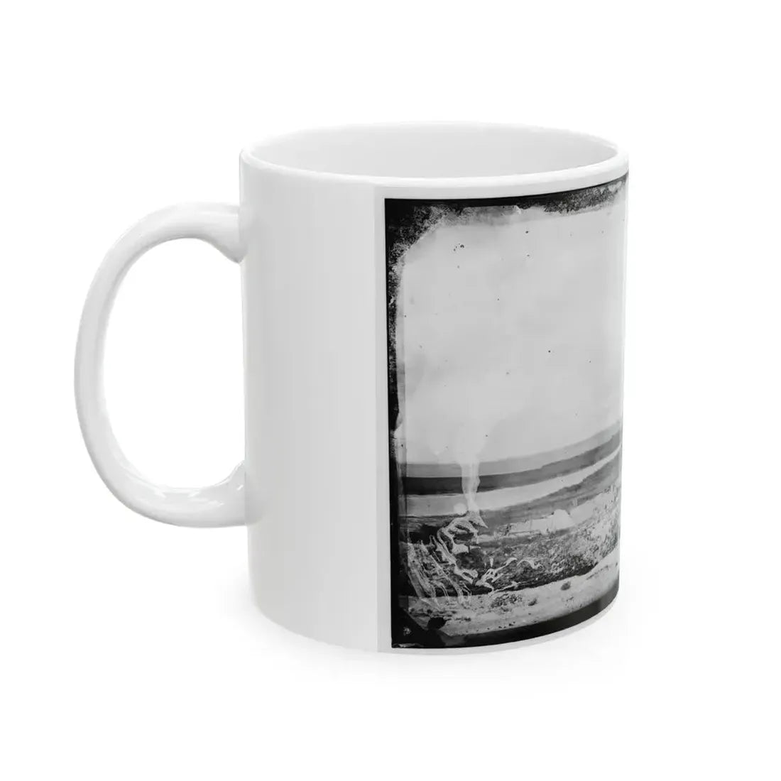 Fort Sumter. Vincents Creek. Battery Gregg (U.S. Civil War) White Coffee Mug - Go Mug Yourself
