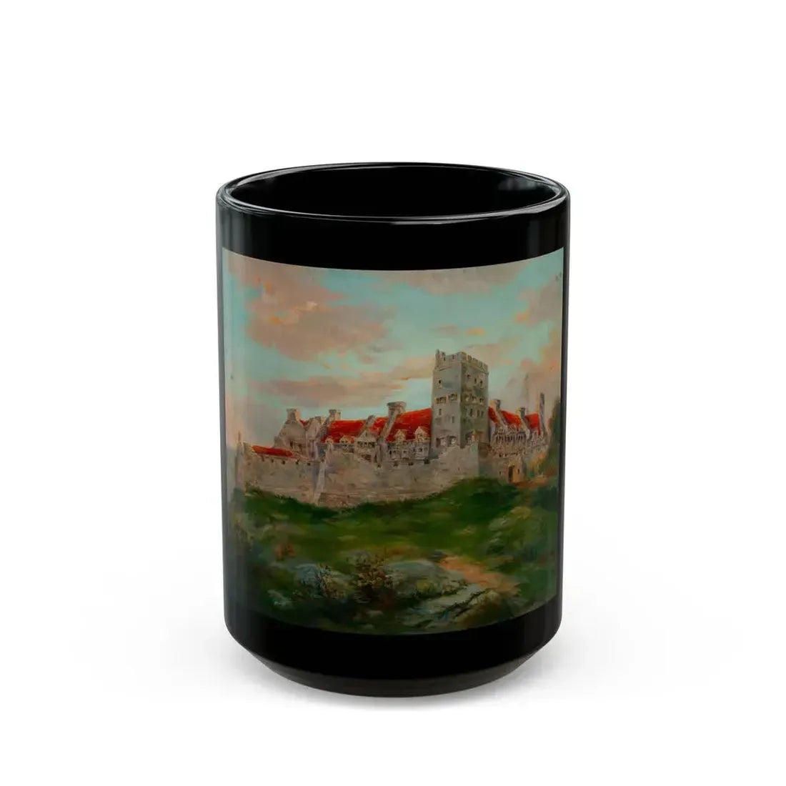 Fort Ticonderoga - Black Coffee Mug 15oz - Go Mug Yourself