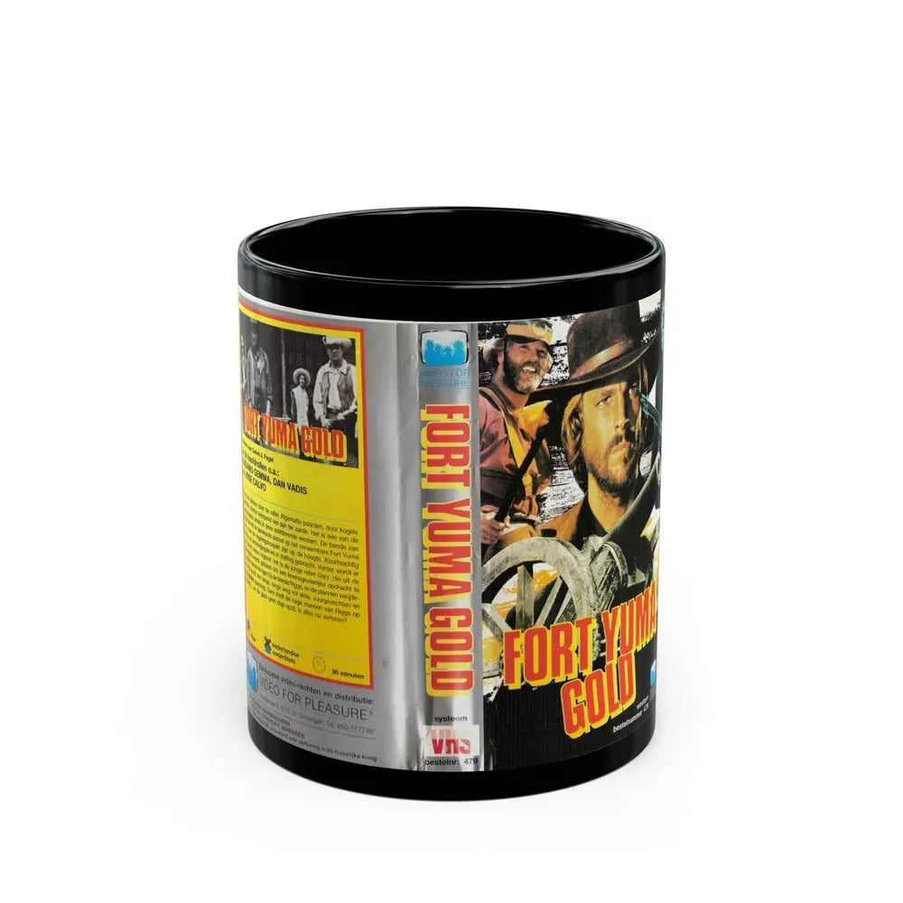 FORT YUMA GOLD (VHS COVER) - Black Coffee Mug 11oz - Go Mug Yourself