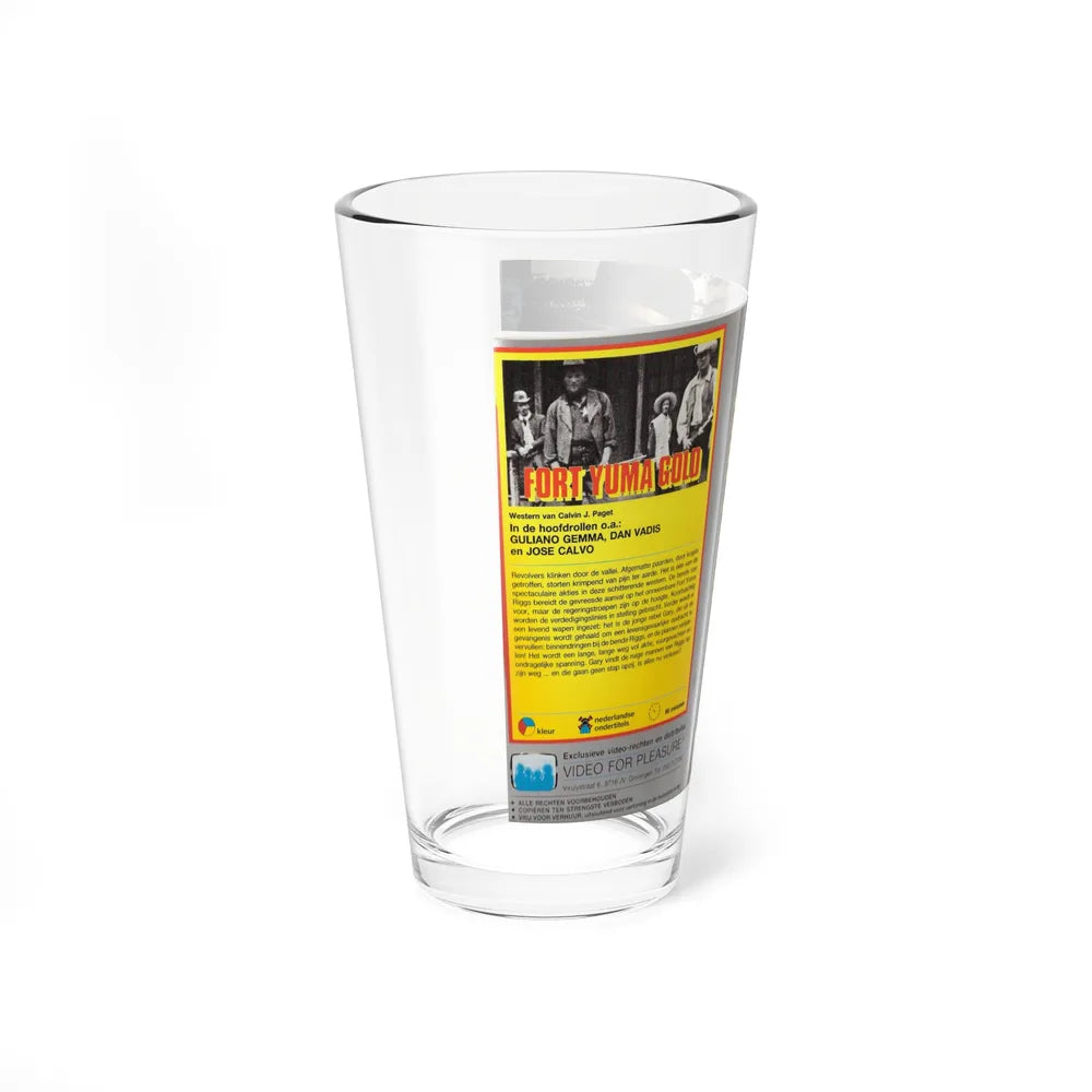FORT YUMA GOLD (VHS COVER) Pint Glass 16oz - Go Mug Yourself