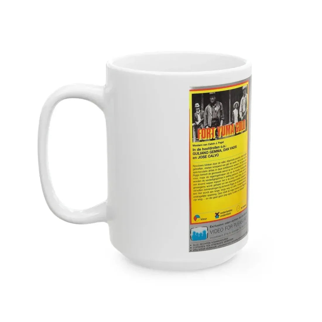 FORT YUMA GOLD (VHS COVER) - White Coffee Mug - Go Mug Yourself