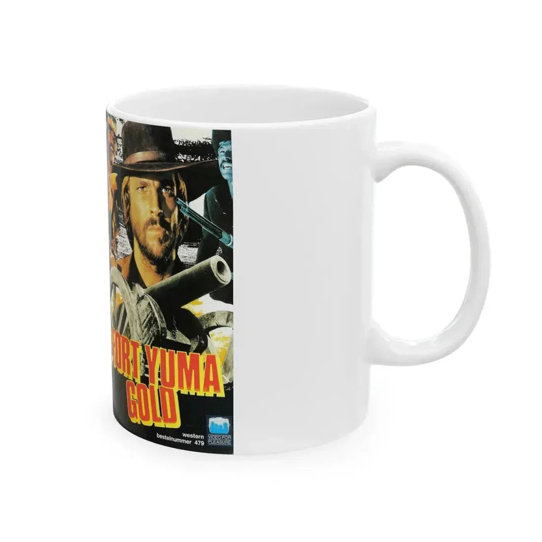 FORT YUMA GOLD (VHS COVER) - White Coffee Mug - Go Mug Yourself