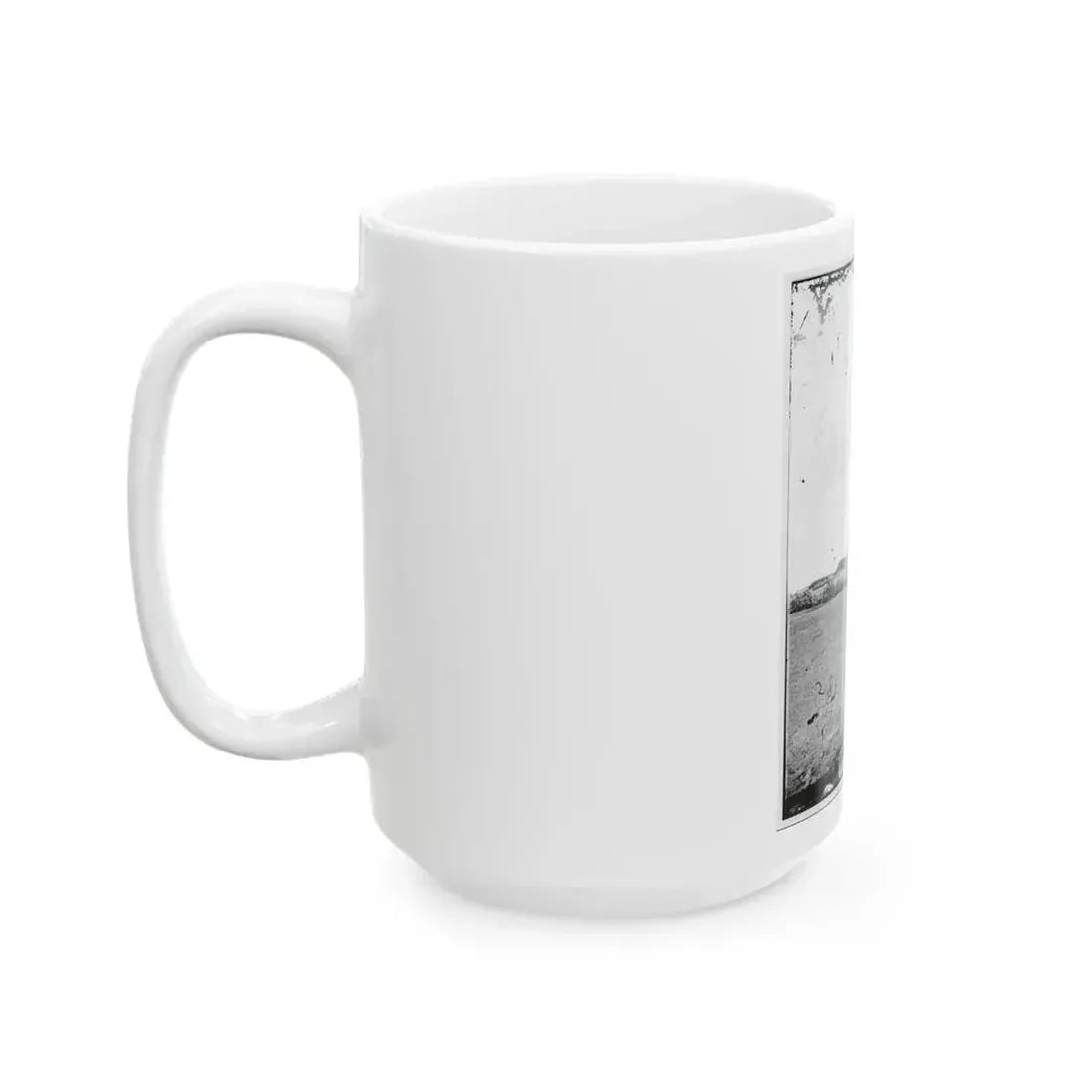 Fortifications. Fort Mcallister, Ga. (U.S. Civil War) White Coffee Mug - Go Mug Yourself
