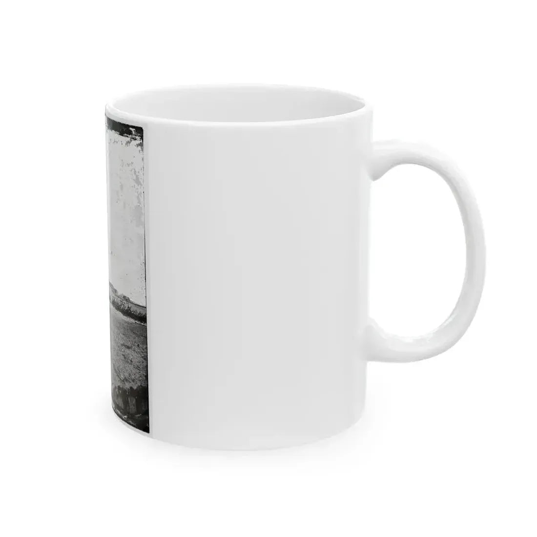 Fortifications. Fort Mcallister, Ga. (U.S. Civil War) White Coffee Mug - Go Mug Yourself