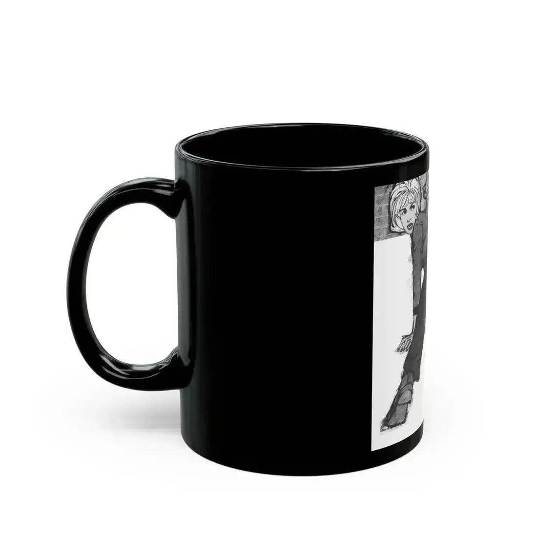 Fortnight In Peril by Frances Minto Cowen, Good Housekeeping, 1961 - Black Coffee Mug - Go Mug Yourself