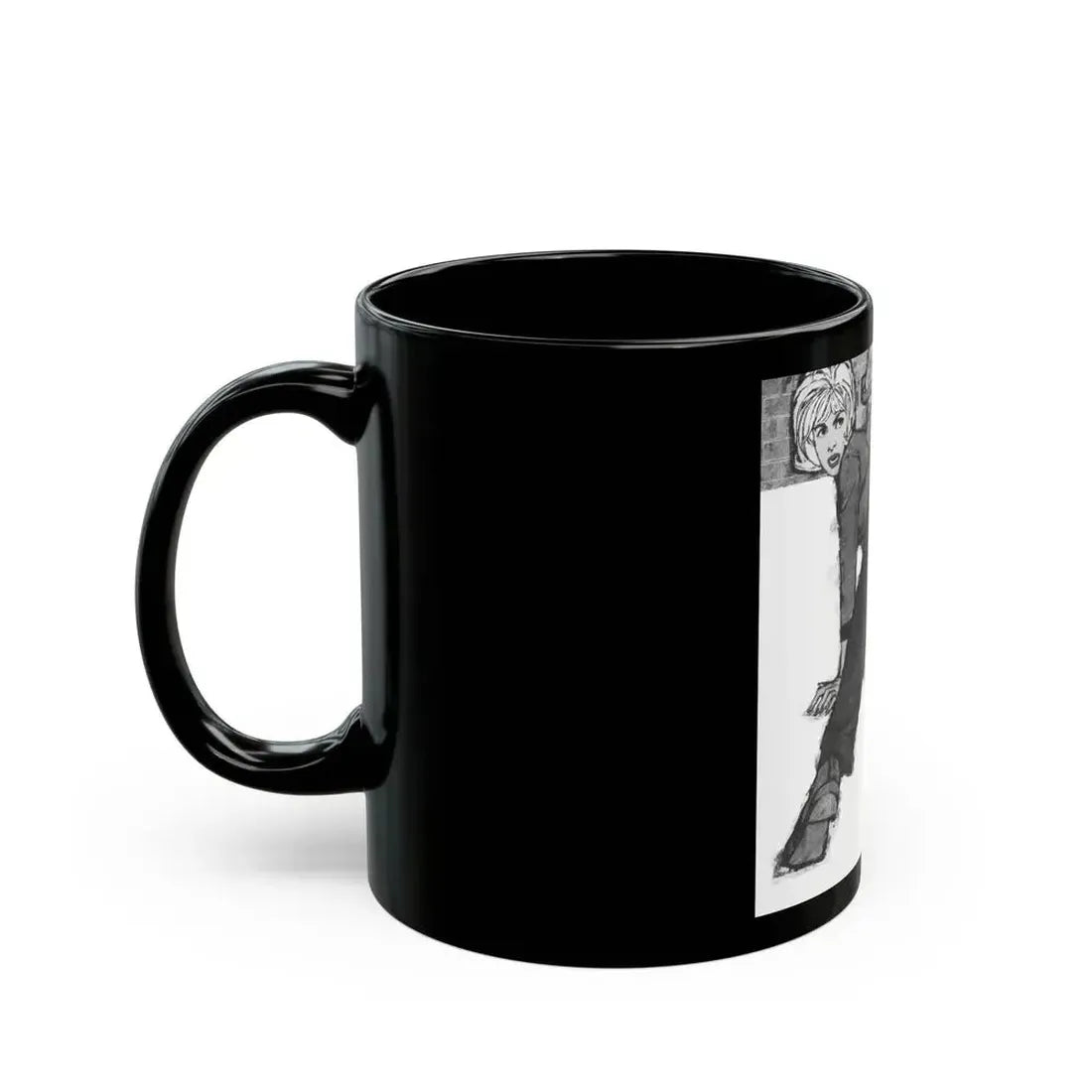 Fortnight In Peril by Frances Minto Cowen, Good Housekeeping, 1961 - Black Coffee Mug - Go Mug Yourself
